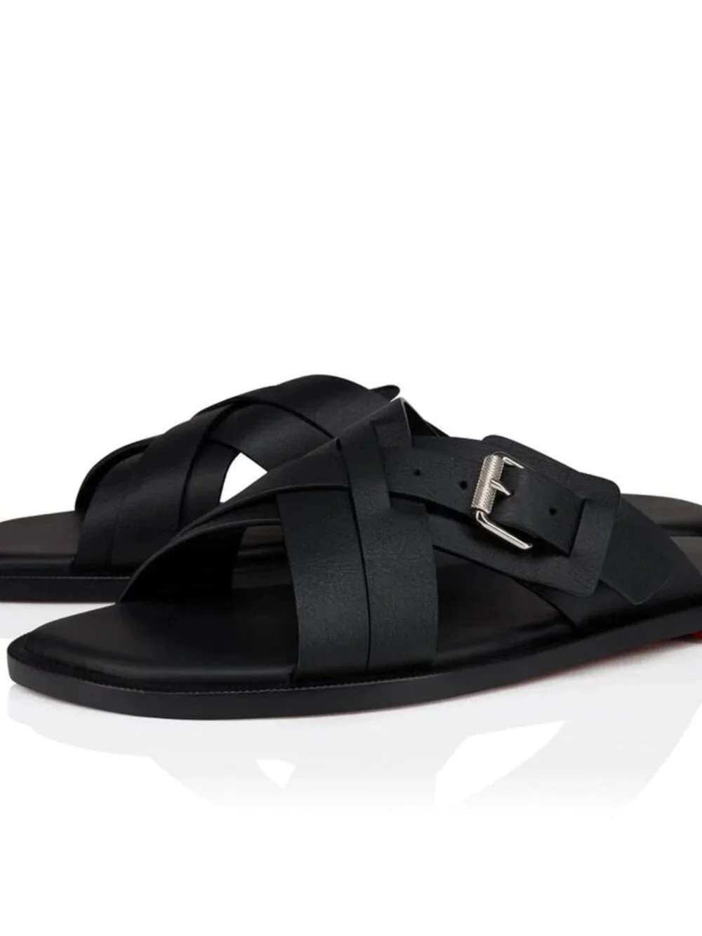$845 Christian Louboutin Emircross Sandalls New